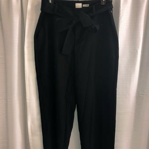 Target black belted pants